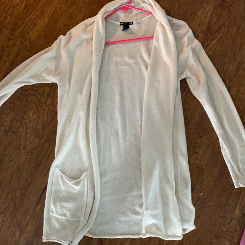 H&M cream cardigan.